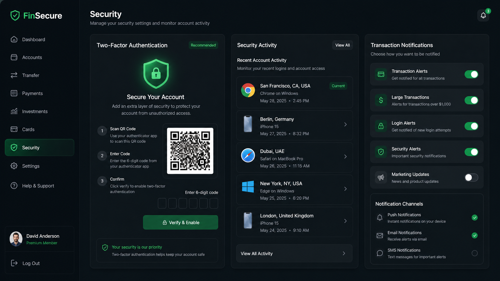 Yii 2 FinTech Application