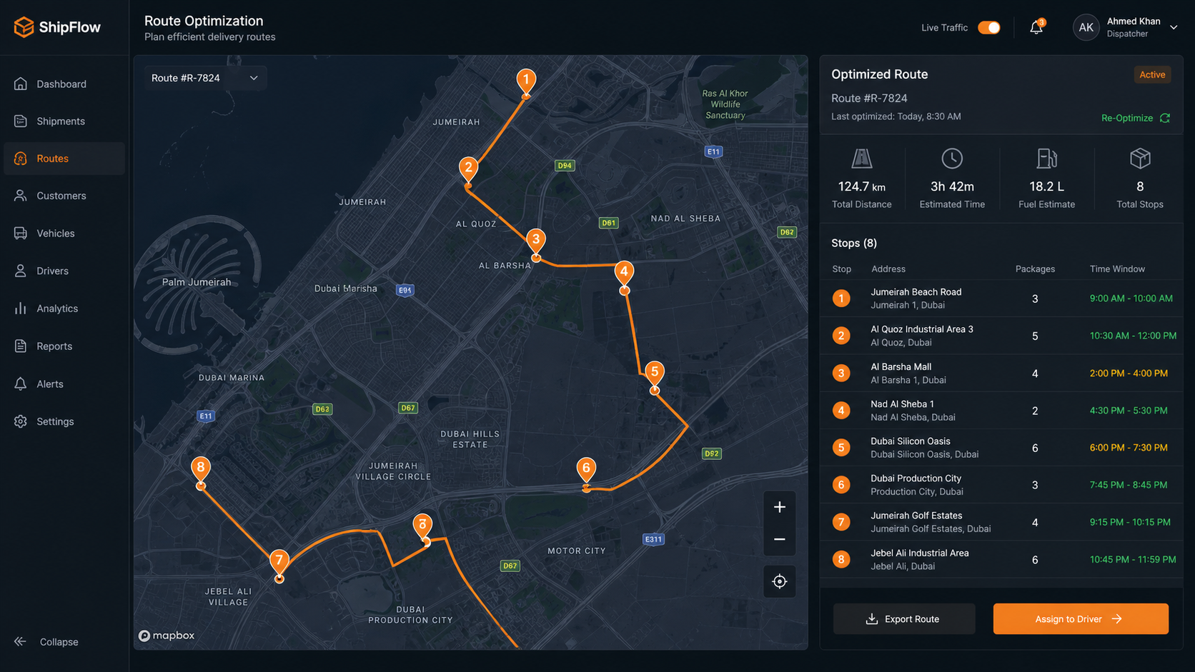 Custom CRM for Logistics