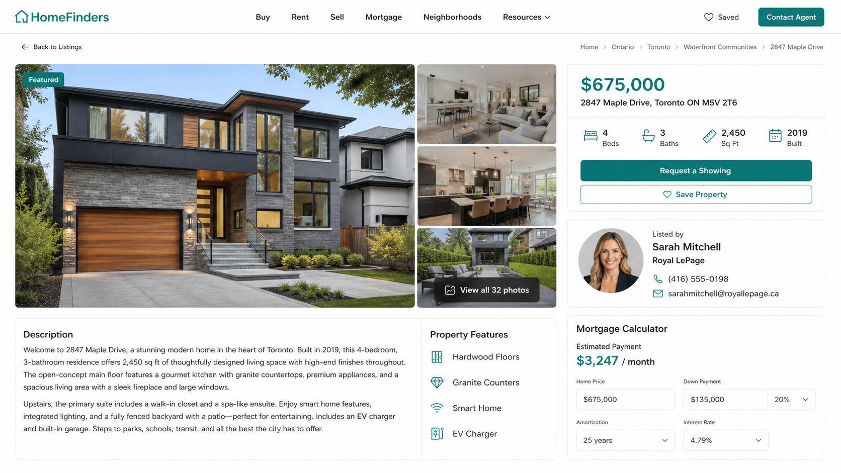 Real Estate Listing Engine
